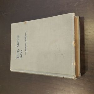 Vintage Book, Thirty-Minute Talks by Stewart Waldron